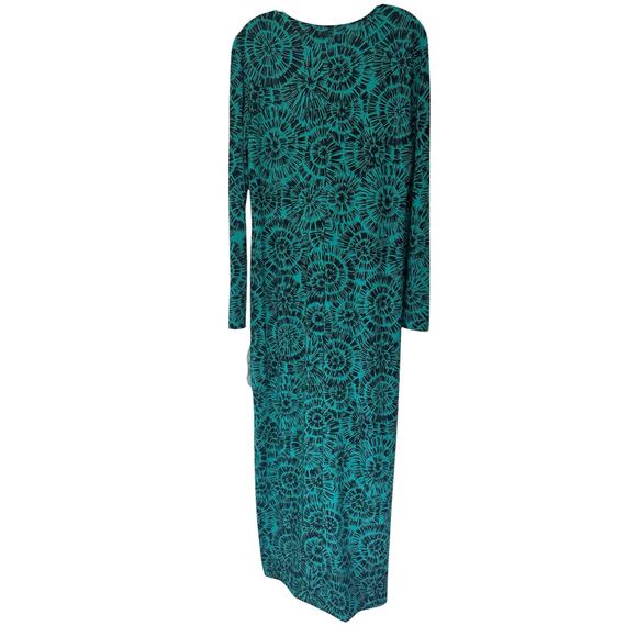 NWT Norma Kamali Kamali Kulture lLong Sleeve Crew Neck Maxi Gown Size Large - Picture 10 of 13